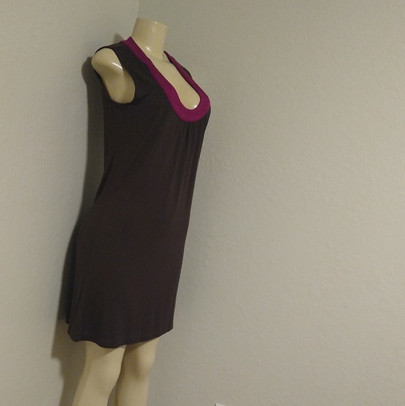Banana Republic Brown Stretch Small Sleeveless Dress - Picture 5 of 13